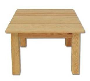 Konferenční stolek z masivní borovice 76x76x46cm