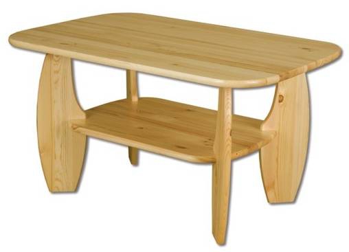 Konferenční stolek z masivní borovice 109x74x60cm