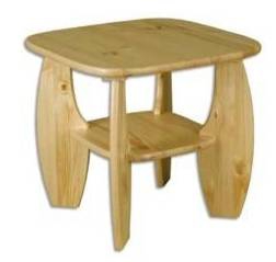 Konferenční stolek ST 115 z masivní borovice 65x65x60cm - Olše