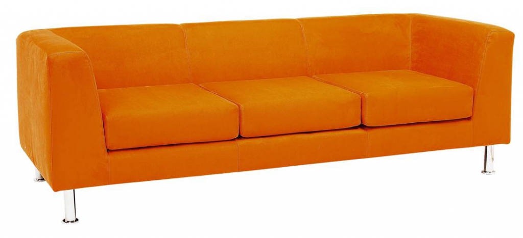 Trojmístné sofa Notre Dame 103  - koženka oranžová