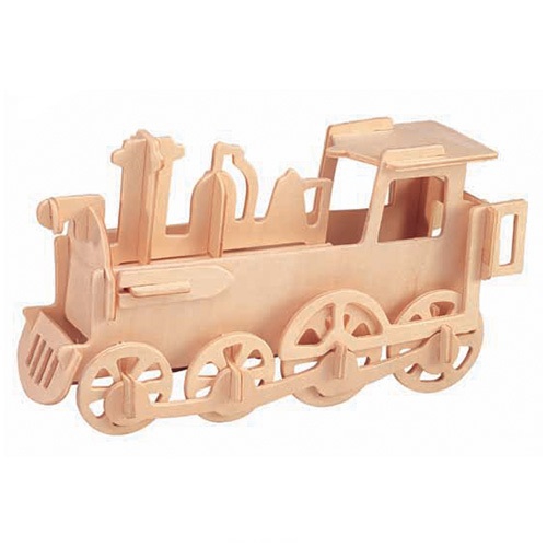 Dřevěné 3D puzzle - Lokomotiva