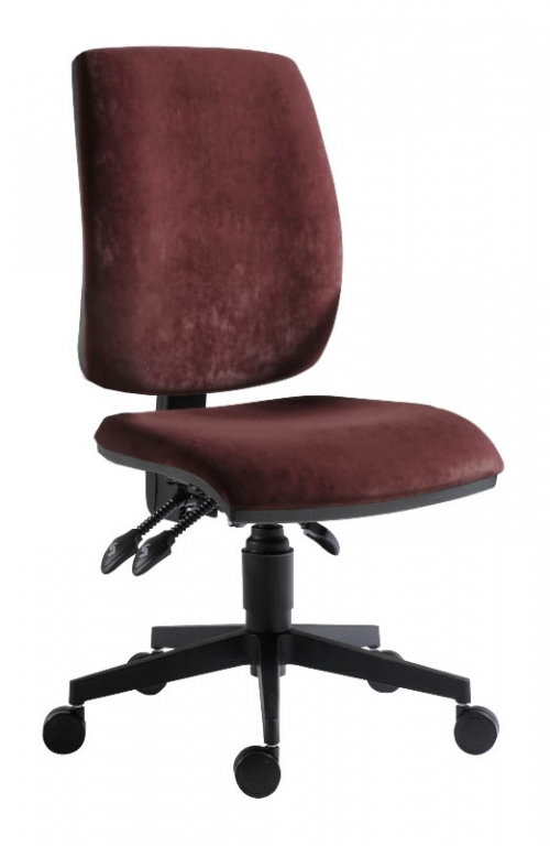 Kancelářská židle 1380 ASYN FLUTE  - koženka tm.modrá
