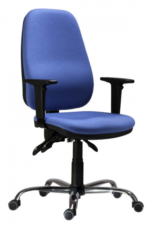 Kancelářská židle 1540 ASYN C  - koženka bílá