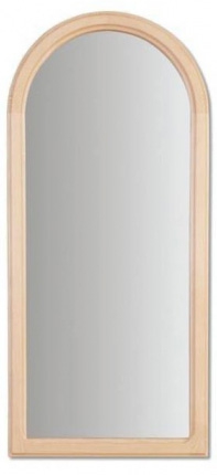 Zrcadlo zaoblené 56x130cm - Borovice