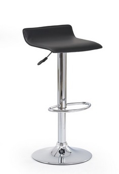 Barová židle 40x39x63-84cm - Černá