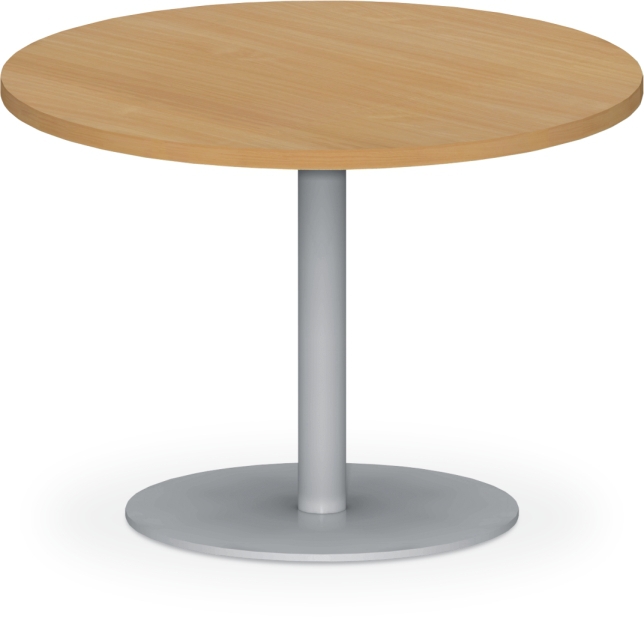 Konferenční stolek K04 -  pr.60cm - Bílá