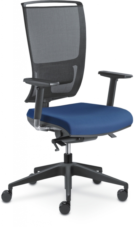 Kancelářšká židle Lyra Net 200-SYS  - koženka bílá