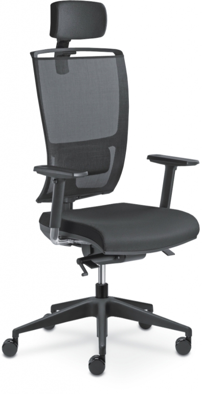Kancelářšká židle Lyra Net 201-SYS  - Černá