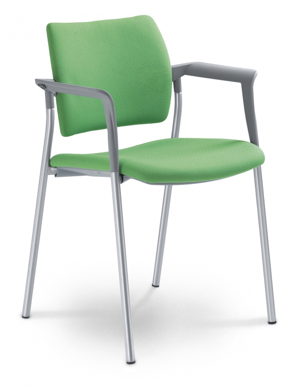 Konferenční židle  Dream 111/B-N2  - Tm.zelená