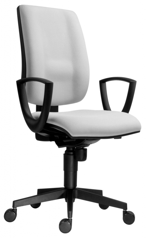 Kancelářská židle 1380 SYN FLUTE  - Tm.šedá