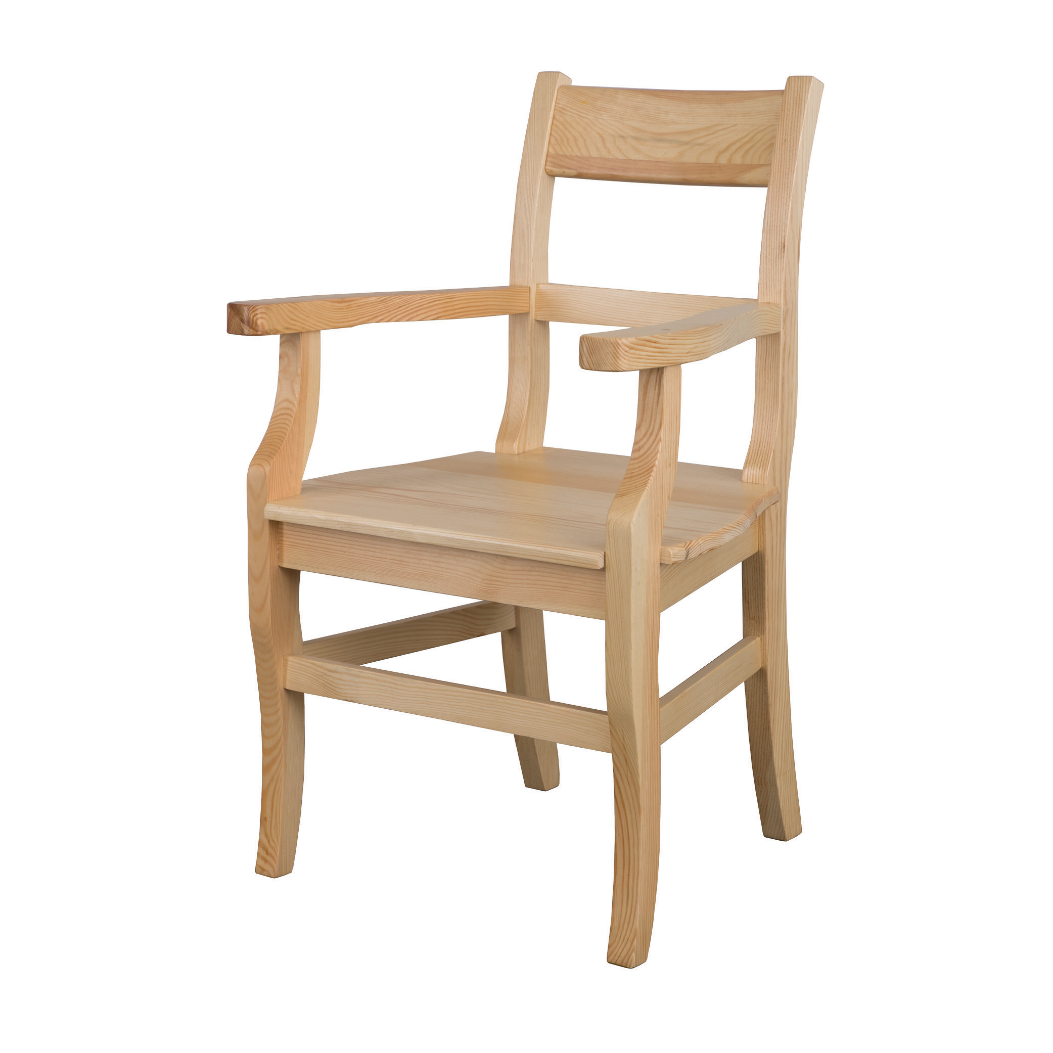 Dřevěná židle KT115 - 56x46x92cm - Borovice