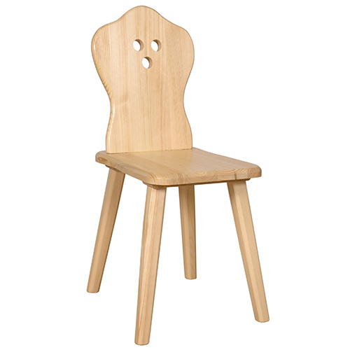 Dřevěná židle 33x44x85cm