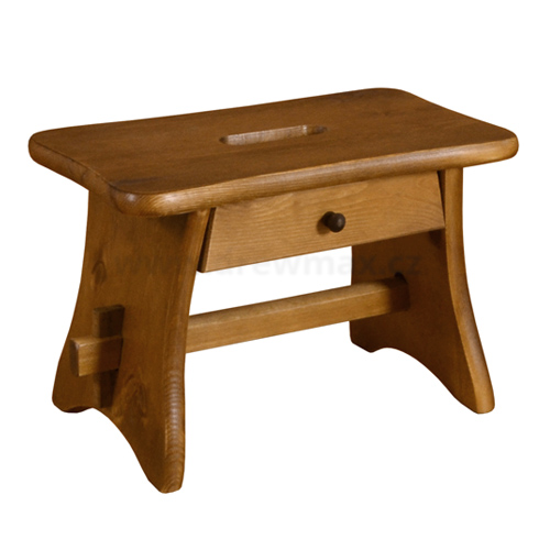 Dřevěná stolička v.24cm - Dub