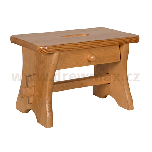 Dřevěná stolička v.24cm - Olše