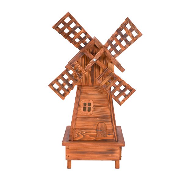 Větrný mlýn WENDY -  z masivního smrkového dřeva v.102cm - týk