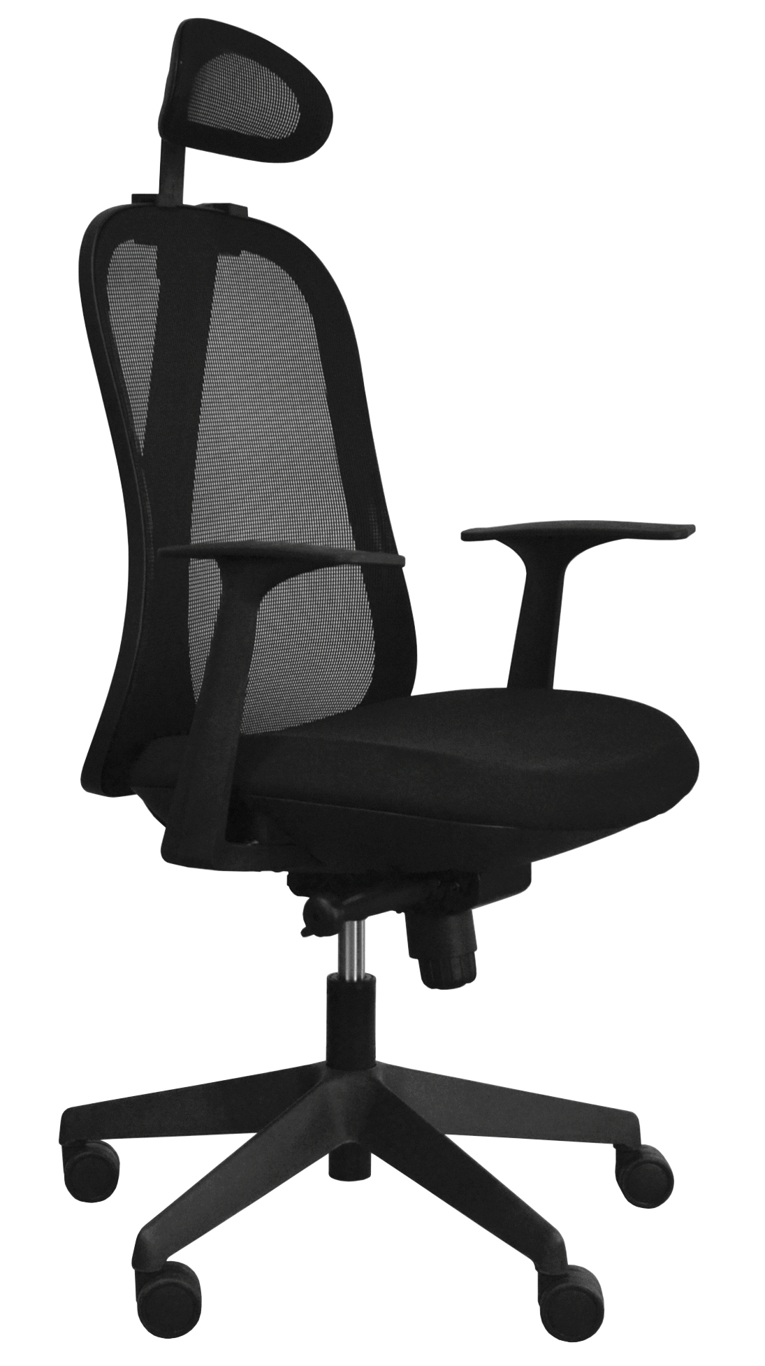 Kancelářská židle - Libra High B - Černý plast
