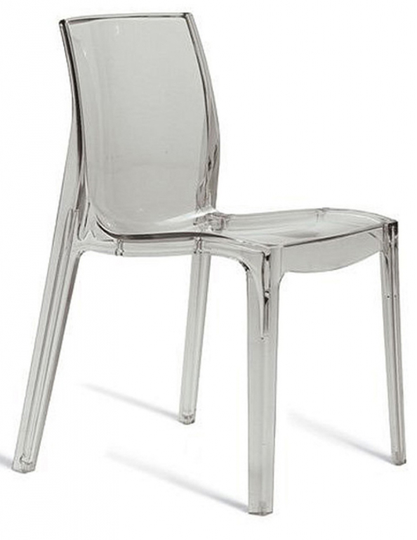 Plastová židle - FEMME FATALE - Transparente