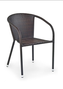 Ratanová židle 57x57x78cm - Tmavě hnědá