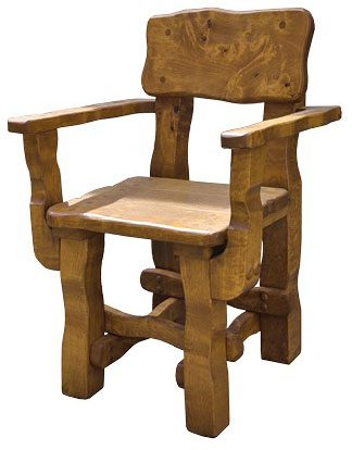 Zahradní židle z masivního olšového dřeva, lakovaná 61x56x86cm