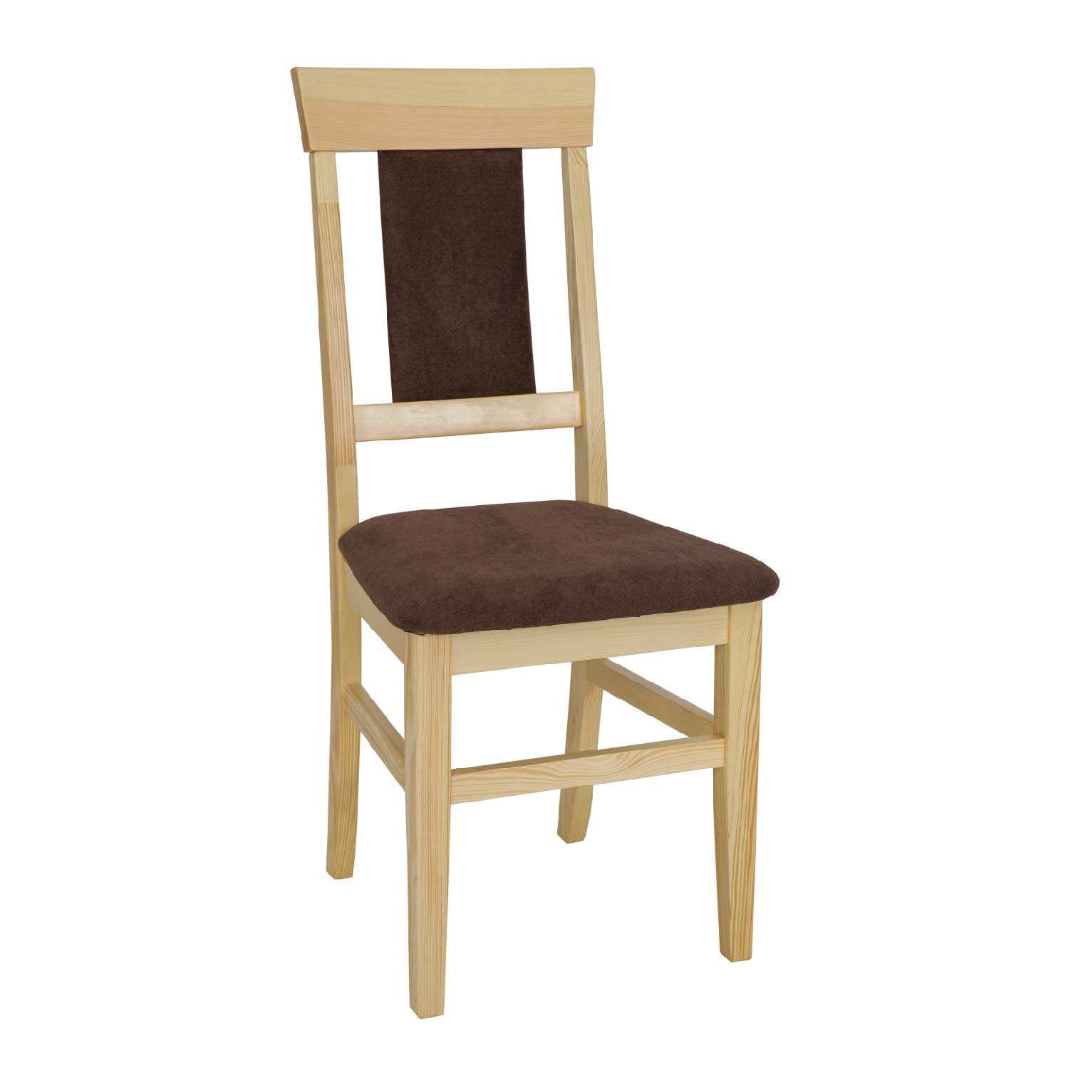 Dřevěná židle KT118 Borovice - 48x45x100cm